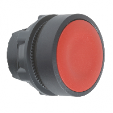 ZB5AA4 - red flush pushbutton head Ø22 spring return unmarked, Schneider Electric