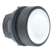 ZB5AA8 - grey flush pushbutton head Ø22 spring return unmarked, Schneider Electric