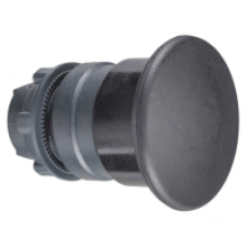 ZB5AC2 - black Ø40 mushroom pushbutton head Ø22 spring return, Schneider Electric