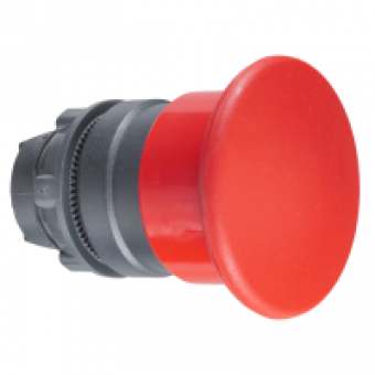 ZB5AC4 - red Ø40 mushroom pushbutton head Ø22 spring return, Schneider Electric
