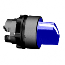 ZB5AD206 - blue selector switch head Ø22 2-position stay put, Schneider Electric