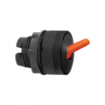 ZB5AD2804 - red selector switch head Ø22 2-position stay put, Schneider Electric