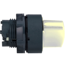 ZB5AD301 - white selector switch head Ø22 3-position stay put, Schneider Electric