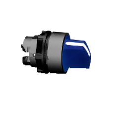 ZB5AD306 - blue selector switch head Ø22 3-position stay put, Schneider Electric