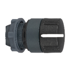 ZB5AD39 - black selector switch head Ø22 3-position stay put, Schneider Electric