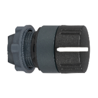 ZB5AD39 - black selector switch head Ø22 3-position stay put, Schneider Electric