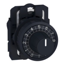 ZB5AD922 - head Ø22 + mounting base for potentiometer, Schneider Electric