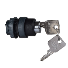ZB5AF - knurled pushbutton head Ø22 push-turn release without cap, Schneider Electric