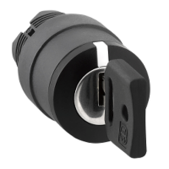 ZB5AG7 - selector switch head Ø22 3-position spring return Ronis 455, Schneider Electric