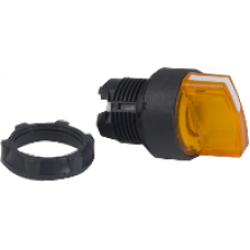 ZB5AK1253 - orange illuminated selector switch head Ø22 2-position stay put, Schneider Electric