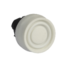 ZB5AP1S - white flush pushbutton head Ø22 spring return unmarked, Schneider Electric