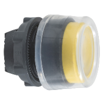 ZB5AP5 - yellow projecting pushbutton head Ø22 spring return unmarked, Schneider Electric ZB5AP5 - yellow projecting pushbutton head Ø22 spring return unmarked, Schneider Electric