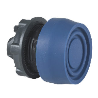 ZB5AP6S - blue flush pushbutton head Ø22 spring return unmarked, Schneider Electric ZB5AP6S - blue flush pushbutton head Ø22 spring return unmarked, Schneider Electric