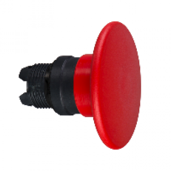 ZB5AR4 - red Ø60 mushroom pushbutton head Ø22 spring return, Schneider Electric