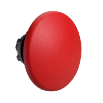 ZB5AR416 - red Ø60 mushroom pushbutton head Ø22 spring return, Schneider Electric