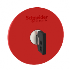 ZB5AS964 - red Ø60 Emergency stop switching off head Ø22 trigger and latching key release, Schneider Electric