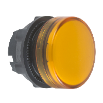ZB5AV053 - orange pilot light head Ø22 plain lens for integral LED, Schneider Electric