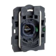 ZB5AW061 - light block with body/fixing collar for BA9s bulb 250V 1NO, Schneider Electric