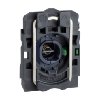 ZB5AW061 - light block with body/fixing collar for BA9s bulb 250V 1NO, Schneider Electric
