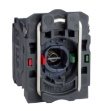 ZB5AW065 - light block with body/fixing collar for BA9s bulb 250V 1NO+1NC, Schneider Electric