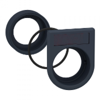 ZB5AZ024 - Plastic flush mounting kit for legend 8x27 selector switch and ill.pushbutton, Schneider Electric