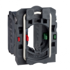 ZB5AZ105 - single contact block with body/fixing collar 1NO+1NC screw clamp terminal, Schneider Electric