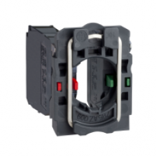 ZB5AZ141 - single contact block with body/fixing collar 1NO+2NC screw clamp terminal, Schneider Electric