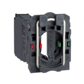 ZB5AZ141 - single contact block with body/fixing collar 1NO+2NC screw clamp terminal, Schneider Electric