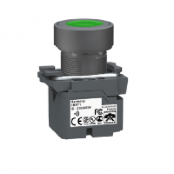 ZB5RTA3 - ZB5R transmitter complete green cap, Schneider Electric