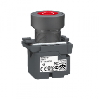 ZB5RTA432 - ZB5R trnsmitter comp red cap O marking, Schneider Electric