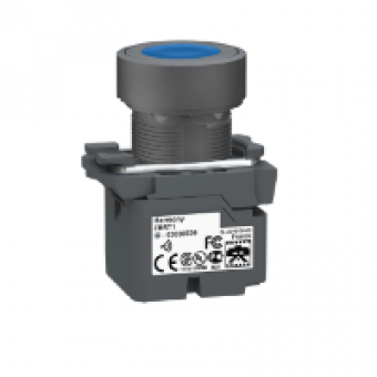 ZB5RTA6 - ZB5R transmitter complete blue cap, Schneider Electric