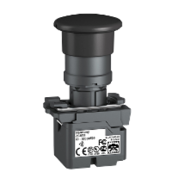 ZB5RTC2 - transmitter- Ø40 mm- Mushroom Head pushbutton -spring return, Schneider Electric