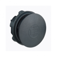 ZB5SZ3 - black round blanking plug for Ø22 hole, Schneider Electric