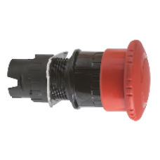 ZB6AS834 - red Ø30 Emergency stop pushbutton head Ø16 trigger and latching turn release, Schneider Electric