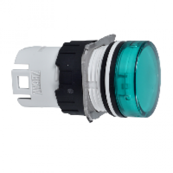 ZB6AV3 - green pilot light head Ø16 for integral LED, Schneider Electric