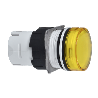 ZB6AV5 - yellow pilot light head Ø16 for integral LED, Schneider Electric