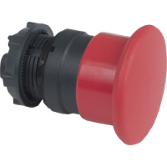 ZB6CA4 - red square flush pushbutton head Ø16 spring return unmarked, Schneider Electric