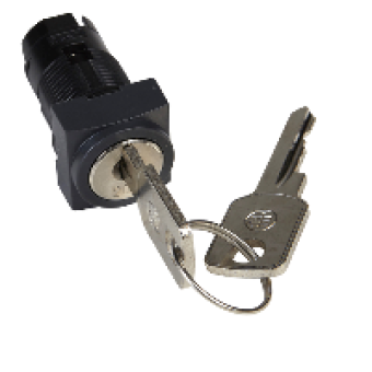 ZB6CGT - square selector switch head Ø16 3-position spring return Ronis 200, Schneider Electric