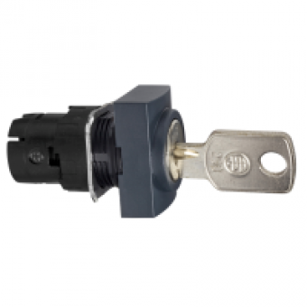 ZB6DGB - rectangular selector switch head Ø16 2-position stay put Ronis 200, Schneider Electric