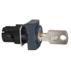 ZB6DGL - rectangular selector switch head Ø16 2-position spring return Ronis 200, Schneider Electric