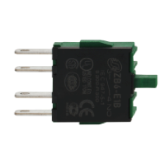 ZB6E2B - single contact block for head Ø16 1NC faston connector, Schneider Electric