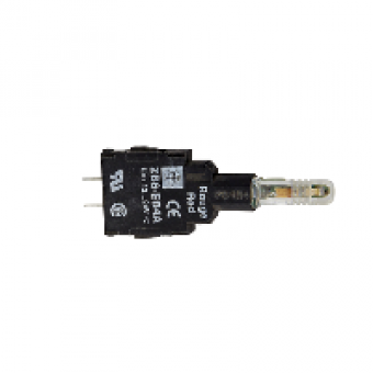 ZB6EB1A - white light block with body/fixing collar with integral LED 12...24V, Schneider Electric ZB6EB1A - white light block with body/fixing collar with integral LED 12...24V, Schneider Electric