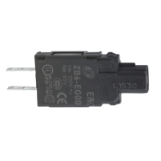 ZB6EM0B - light block with body/fixing collar for neon bulb 230V, Schneider Electric