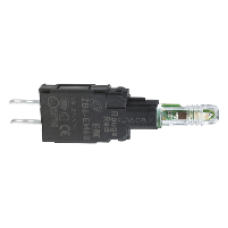 ZB6EM4B - red light block with body/fixing collar with integral LED 230...240V, Schneider Electric