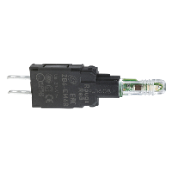ZB6EM4B - red light block with body/fixing collar with integral LED 230...240V, Schneider Electric ZB6EM4B - red light block with body/fixing collar with integral LED 230...240V, Schneider Electric