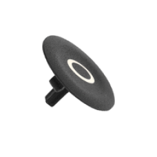 ZBA232 - black cap marked O for circular pushbutton Ø22, Schneider Electric
