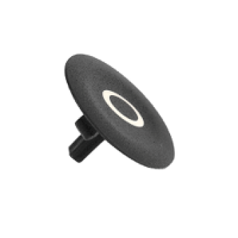 ZBA232 - black cap marked O for circular pushbutton Ø22, Schneider Electric