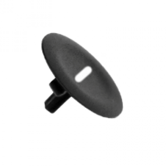 ZBA2935 - black cap marked - for circular pushbutton Ø22, Schneider Electric