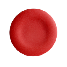 ZBA4 - red cap unmarked for circular flush pushbutton Ø22, Schneider Electric