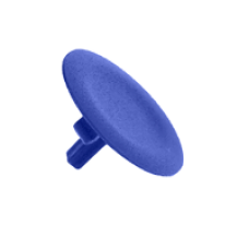 ZBA6 - blue cap unmarked for circular flush pushbutton Ø22, Schneider Electric